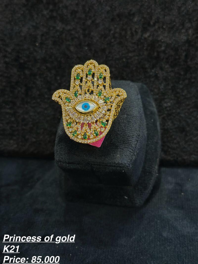 Rose Gold Diamond Solitaire Ring - 24K