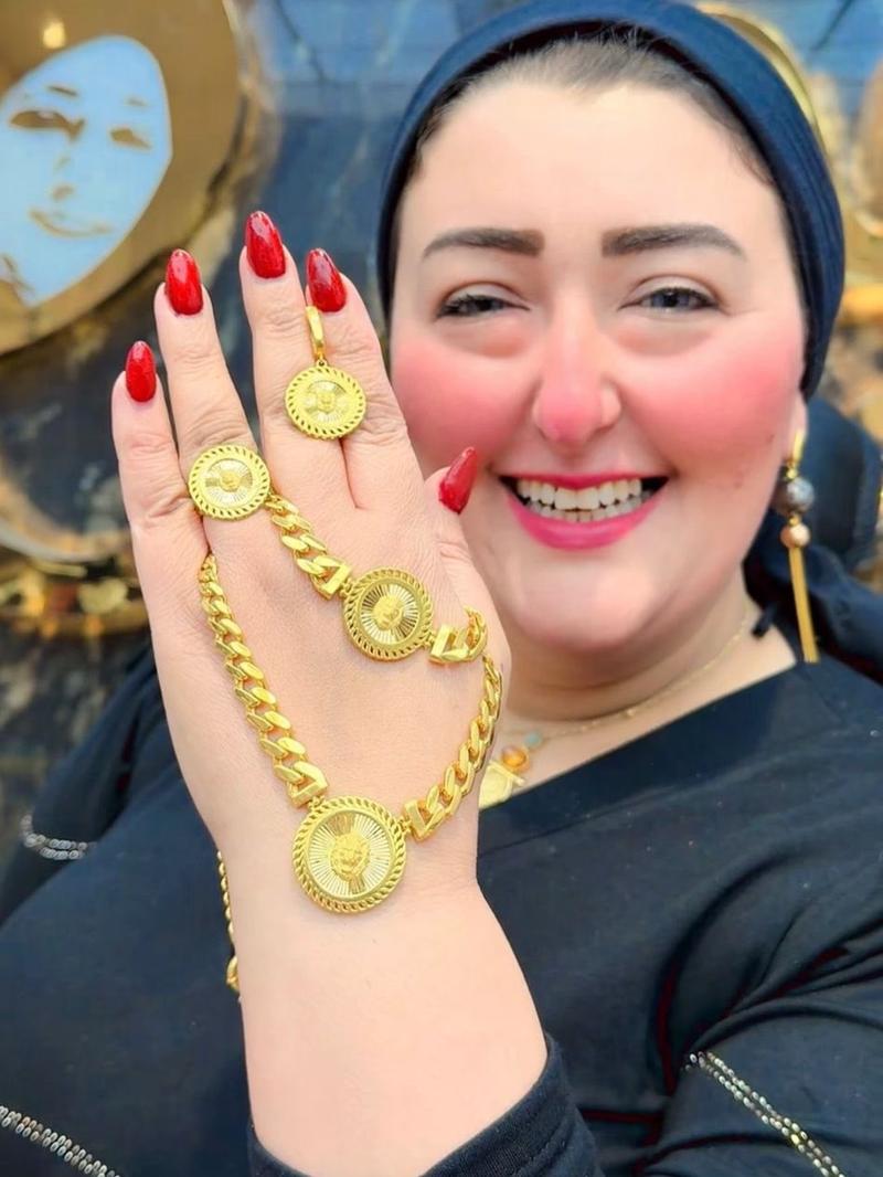 White Gold Charm Bracelet - 22K